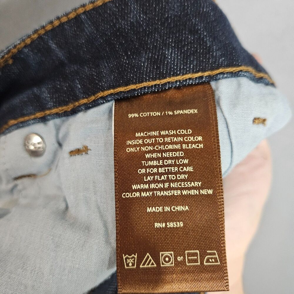 KUT from the Cloth Sz 16 Boyfriend Short Denim Cuttoff Jeans Dark Wash Country - Picture 6 of 11
